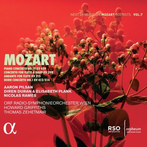 Mozart: Piano Concerto No. 19 KV 459 - Concerto for Flute & Harp KV 299 - Andante for Flute KV 315 - Horn Concerto No. 1 KV 412/514