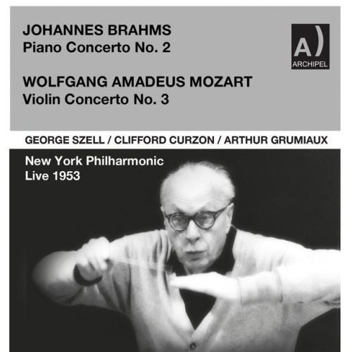George Szell conducts Brahms Piano Concerto No. 2 and Mozart Violin Concerto No. 3 live