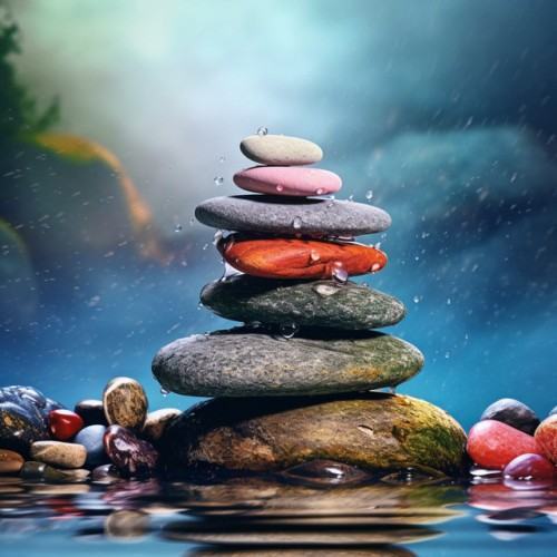 Thunder's Melodic Tranquility: Serene Yoga Sessions