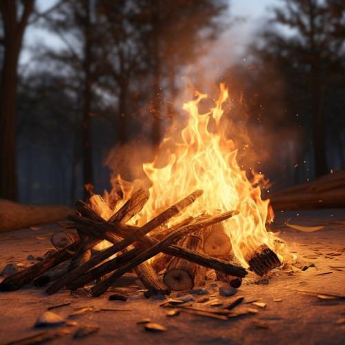 Fire's Focus: Calming Sounds for Concentration
