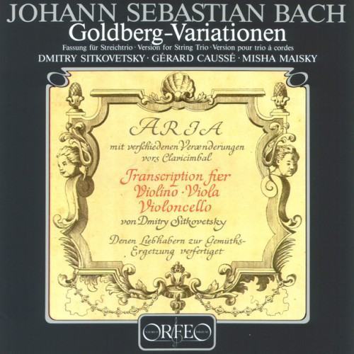 Bach: Goldberg Variations, BWV 988