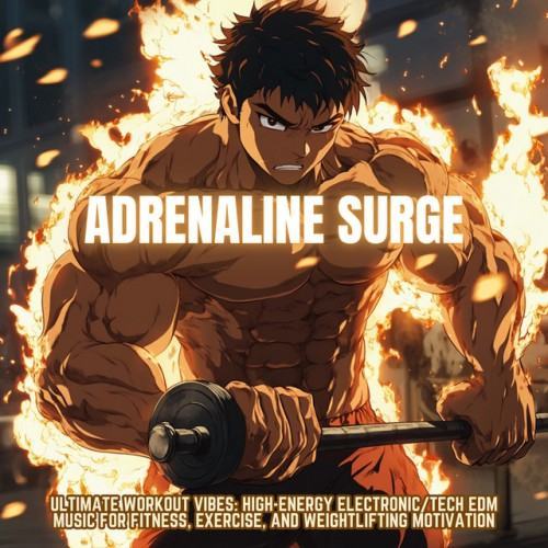 Adrenaline Surge - Ultimate Workout Vibes: High-Energy Electronic/Tech EDM Music for Fitness, Exercise, and Weightlifting Motivation