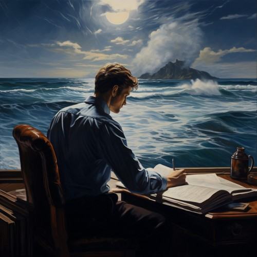Scholarly Waves: Ocean Study Symphony