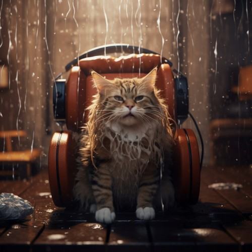 Rain Whiskers: Cats Serene Notes