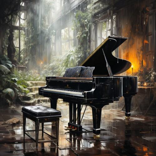 Meditación Tranquila Con Lluvia De Piano