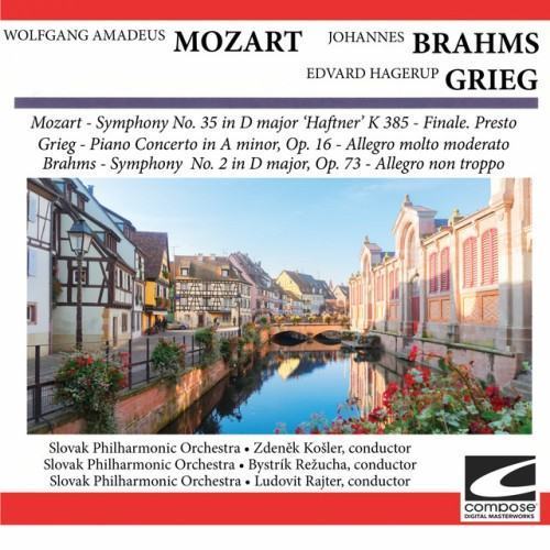 Wolfgang Amadeus Mozart, Edvard Hagerup Grieg, Johannes Brahms