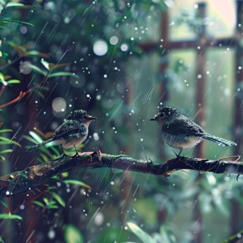 Gentle Rain and Birds Binaural Sounds for Baby Sleep