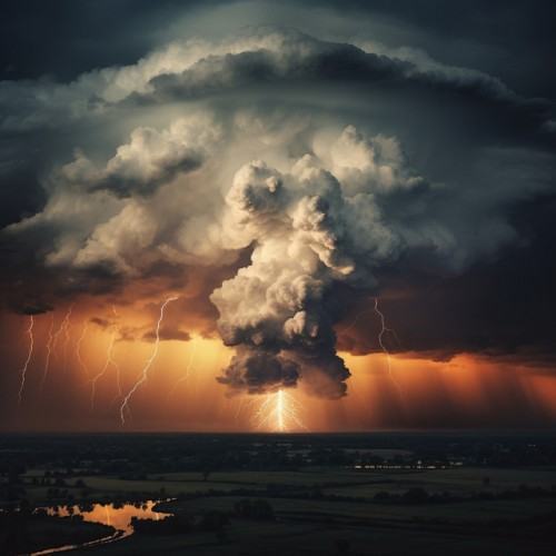 Thunder's Serene Echo: Calming Storm Sounds for Relaxation