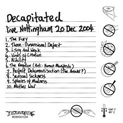 Live Nottingham Rescue Rooms 20th Dec 2004