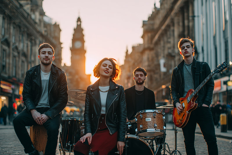 Musicians in Glasgow