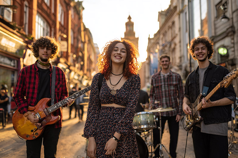 Musicians in Cardiff