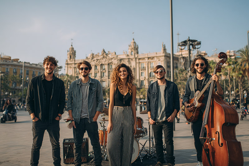 Musicians in Barcelona