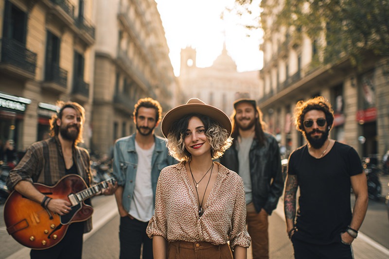 Musicians in Barcelona