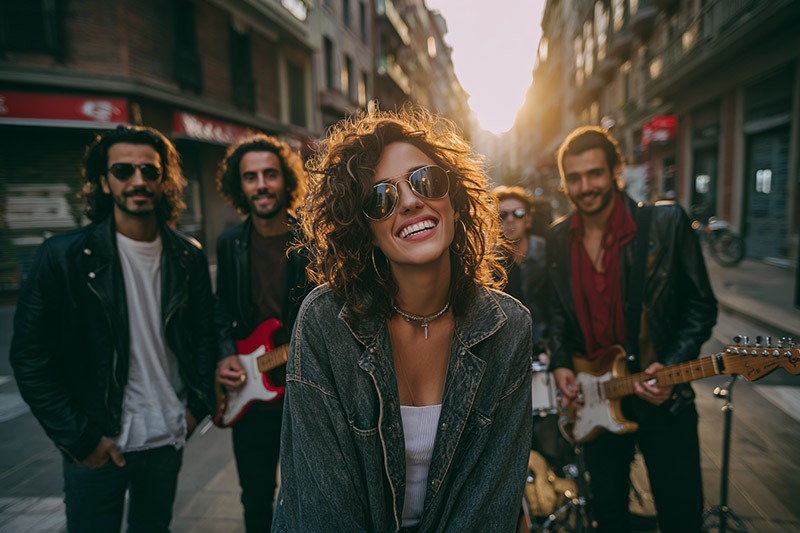 Musicians in Barcelona