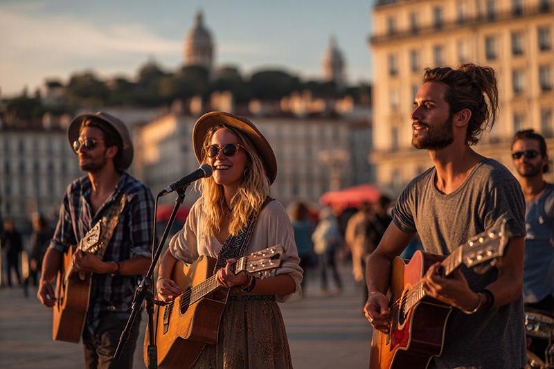 Musicians in Lyon