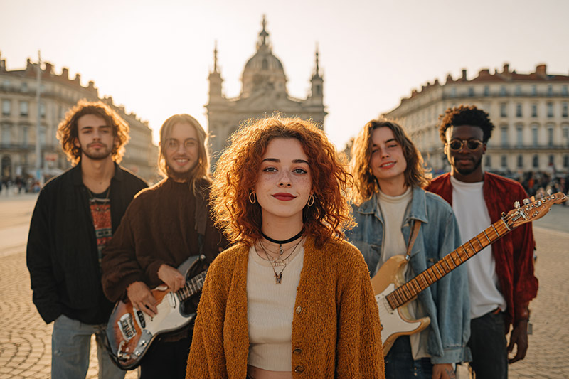 Musicians in Lyon