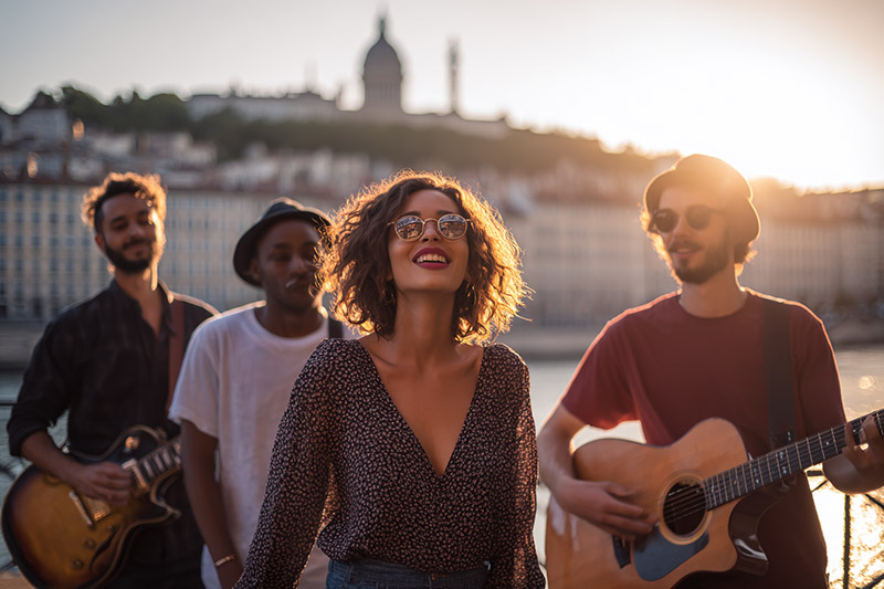 Musicians in Lyon