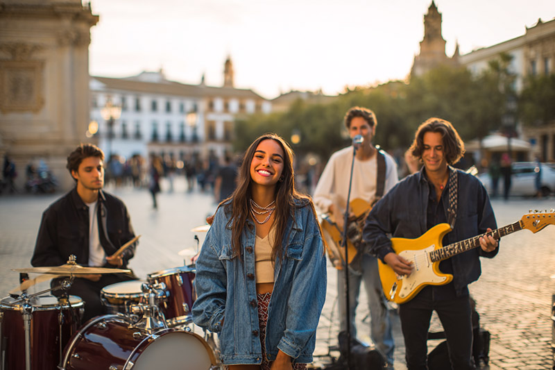Musicians in Sevilla