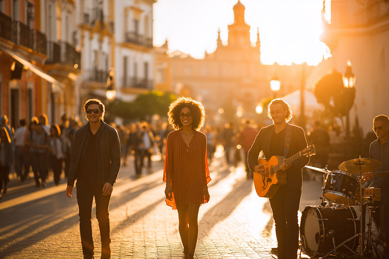 Musicians in Sevilla