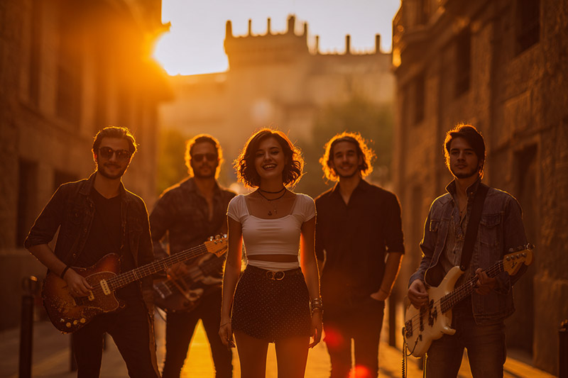 Musicians in Zaragoza