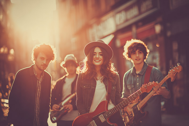 Musicians in Málaga
