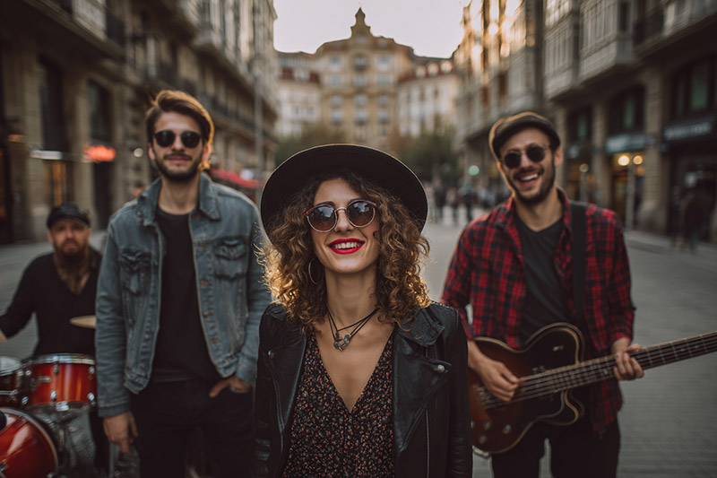 Musicians in Bilbao
