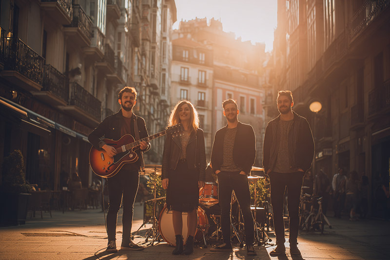 Musicians in Bilbao