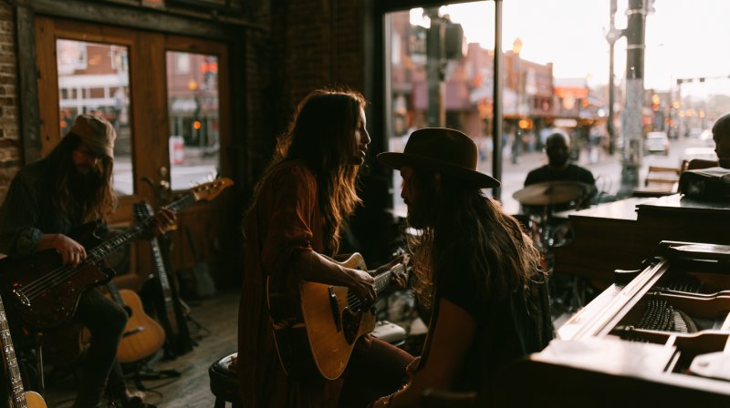 Musiciens à Nashville