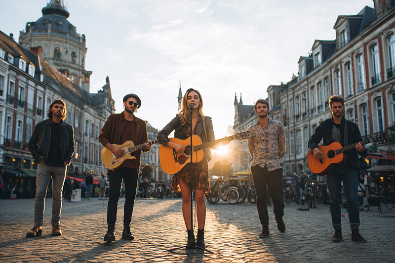 Musicians in Lille