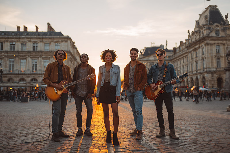 Musicians in Bordeaux