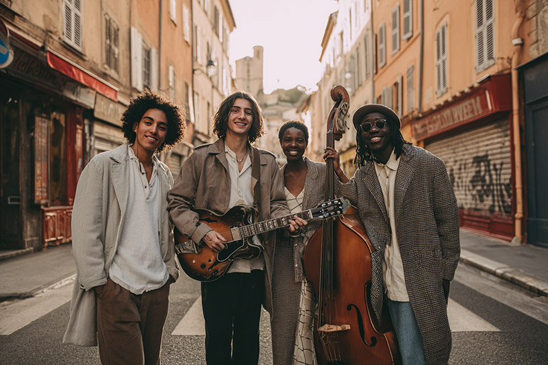 Musicians in Marseille
