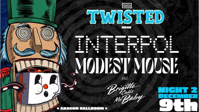 Q101 Twisted with Interpol & Modest Mouse