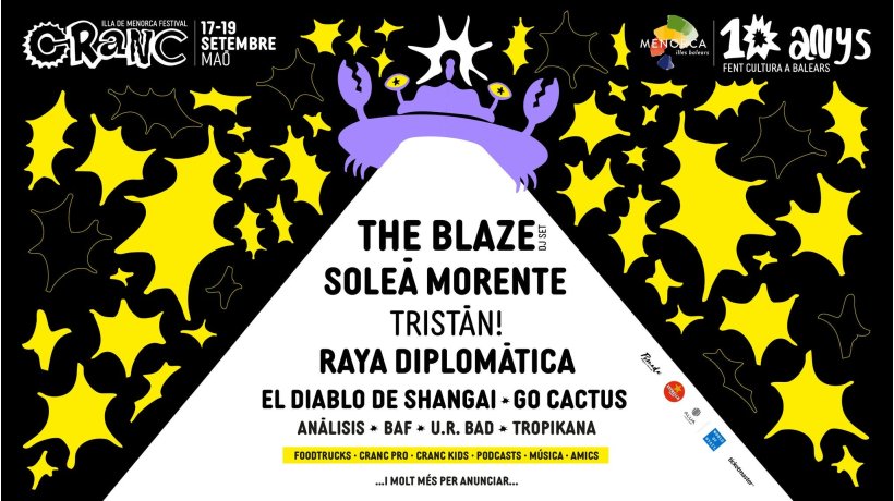 Cranc Illa de Menorca Festival 2026