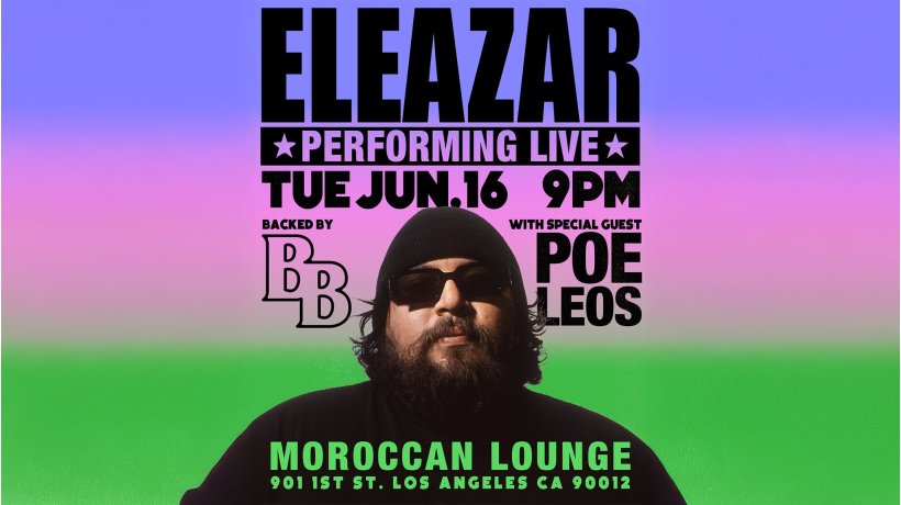 Eleazar with Poe Leos